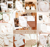 Bohemian Wedding Bundle Template | Boho Arched Wedding Templates
