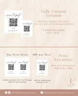 QR Code Sign | Minimalist Scan to Pay Business Sign