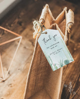Fiesta Shower Thank You Tag | Boy Baby Shower Favor Tag Template