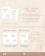 Minimalist Bachelorette Party Invite | Bachelorette Itinerary