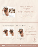 Graduation Party Invitation Template | Minimalist Graduation Announcement