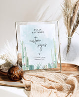 Fiesta Baby Shower Signage | Boy Baby Shower Signs
