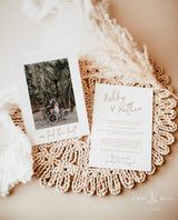 Photo Elopement Announcement | Photo Wedding Announcement