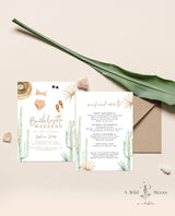 Desert Bachelorette Party Invite | Palm Springs Invite