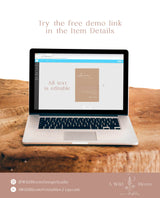 Modern Beige Wedding Timeline Template | Minimalist Events Timeline