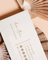Rainbow Business Card Template | Boho Rainbow Watercolor