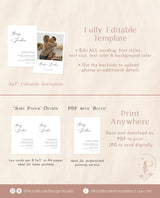 Minimalist Wedding Invitation | Editable Minimalist Wedding Invite
