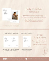 Minimalist Save the Date Invites | Photo Save the Dates