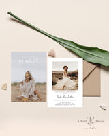 Graduation Party Invitation Template | Minimalist Graduation Announcement