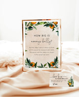 Cutie Baby Shower Game Bundle | Citrus Baby Shower | A Little Cutie is on the Way | Tangerine Baby Shower Games | Printable Shower Game | O1