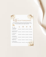 Bachelorette Party Game | Dirty Scattergories Bachelorette Game 