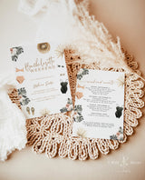 Tropical Bachelorette Party Editable Invitation | Tropical Bachelorette Itinerary