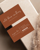 Terracotta Small Business Card | Boutique Business Card Template