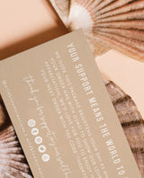 Boho Small Business Thank You Card | Editable Thank You Card Template