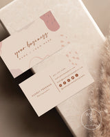 Modern Small Business Card Template | Boutique Business Card Template