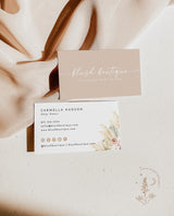 Modern Small Business Card Template | Boutique Business Card Template
