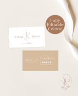 Boho Small Business Card | Boutique Business Card Template
