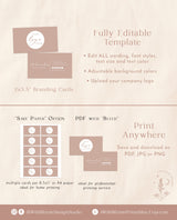 Boho Small Business Card | Boutique Business Card Template