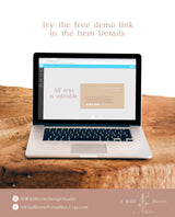 Boho Small Business Card | Boutique Business Card Template