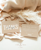 Small Business Thank You Card | Editable Thank You Card Template