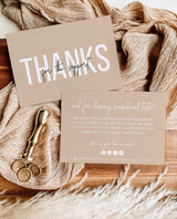Small Business Thank You Card | Editable Thank You Card Template