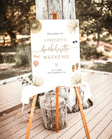 Bachelorette Welcome Sign | Tropical Bachelorette Party