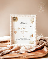 Tropical Bachelorette Party Sign | Beach Bachelorette Party Sign