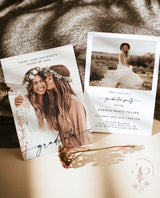 Graduation Party Invitation Template | Minimalist Graduation Announcement