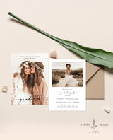 Graduation Party Invitation Template | Minimalist Graduation Announcement