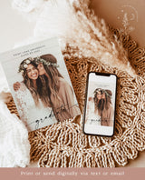 Graduation Party Invitation Template | Minimalist Graduation Announcement