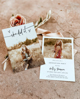 Graduation Party Invitation Template | Minimalist Graduation Announcement
