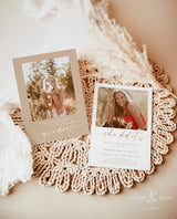 Graduation Party Invitation Template | Minimalist Graduation Announcement