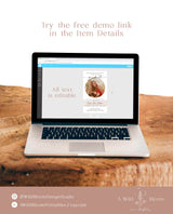 Digital Graduation Party Invite Template | Electronic Graduation Announcement