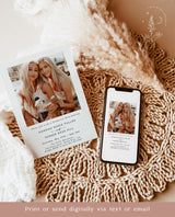 Graduation Party Invitation Template | Minimalist Graduation Announcement