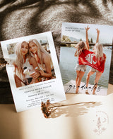 Graduation Party Invitation Template | Minimalist Graduation Announcement