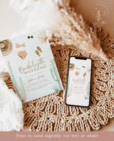 Desert Bachelorette Party Invite | Palm Springs Invite