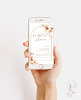 Digital Bridal Shower Evite | Bohemian Bridal Shower Invite