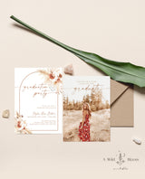 Graduation Party Invitation Template | Minimalist Graduation Announcement