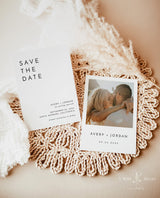 Photo Save the Date Invitation | Minimalist Save the Date