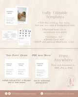 Minimalist Wedding Invitation Suite | Modern Minimalist Wedding