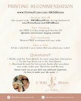 Photo Wedding Announcement | Photo Elopement Announcement