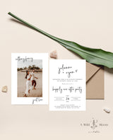 Photo Wedding Announcement | Photo Elopement Announcement 