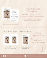 Photo Wedding Announcement | Photo Elopement Announcement