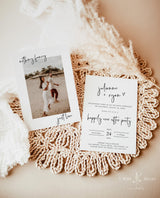 Photo Wedding Announcement | Photo Elopement Announcement 