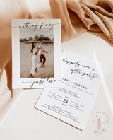 Photo Wedding Announcement | Photo Elopement Announcement