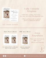 Photo Wedding Announcement | Photo Elopement Announcement