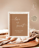Terracotta Wedding Signage | Custom Sign Template