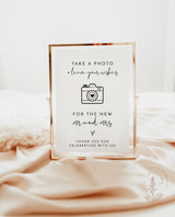Photo Guestbook Sign | Modern Minimalist Wedding Sign