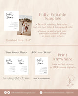 Minimalist Bridal Shower Invitation | Boho Bridal Shower Invite