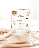 Tropical Bachelorette Party Sign | Beach Bachelorette Party Sign